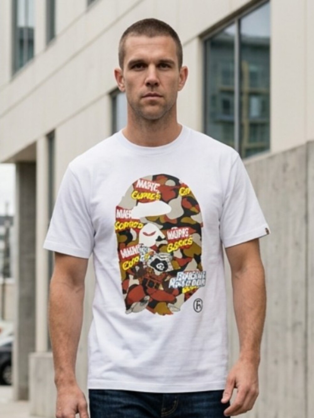 A Bathing Ape/Marvel Comics Collab Tshirt